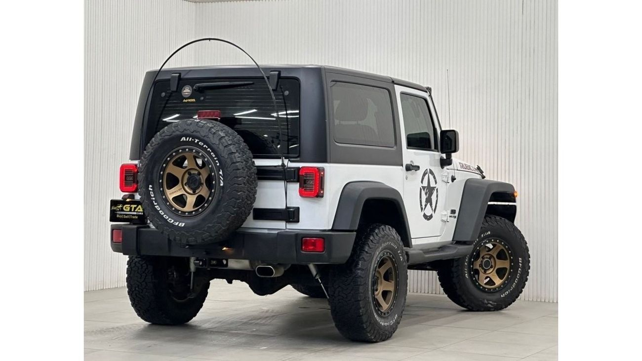 جيب رانجلر 2018 Jeep Wrangler Rubicon V6, June 2024 Warranty + Service Pack, Full Service History, GCC