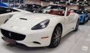 فيراري كاليفورنيا 2011 Ferrari California Gcc car finished in white , full red leather , Immaculate