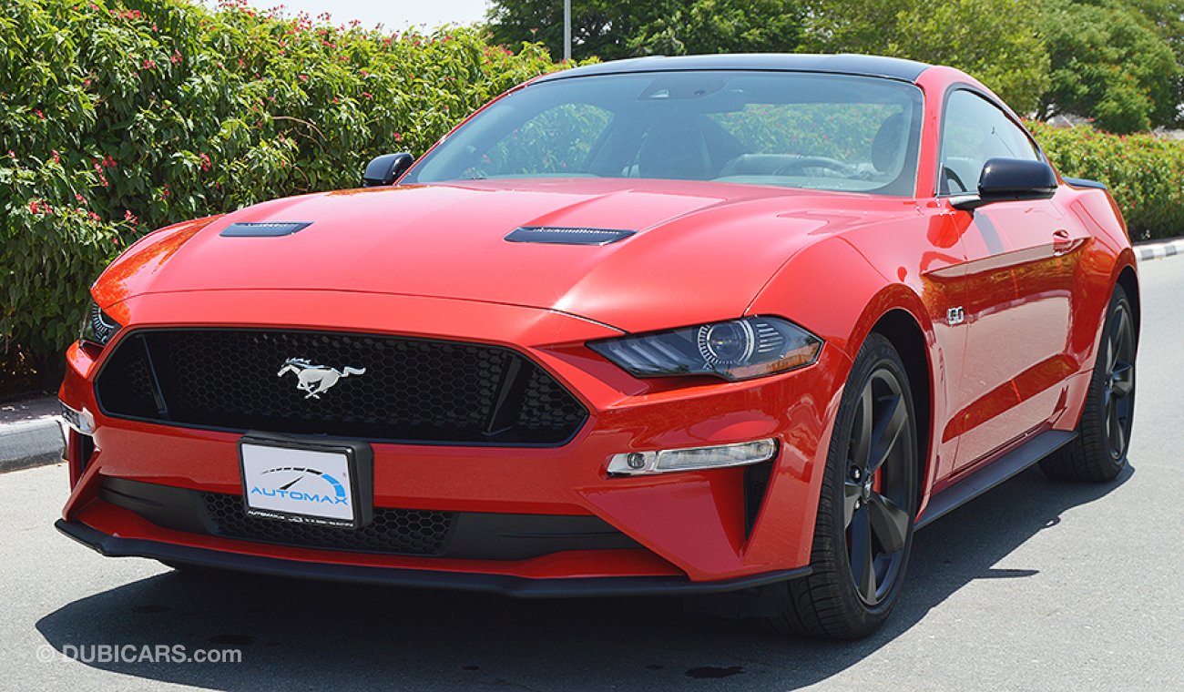 Ford Mustang 2019 GT Premium, 5.0 V8 GCC, 0km w/ 3Yrs or 100K km WTY + 60K km SERV at Al Tayer