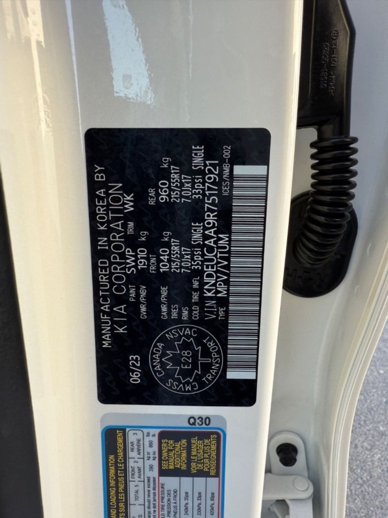 كيا سيلتوس 2024 LX 1.6L (138HP) SUNROOF FULL OPTION CANADA SPEC