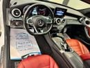 Mercedes-Benz C 200 AMG MERCEDES C200 || GCC || TOP OPTIONS || RED INTERIOR || FREE ACCIDENTS || PANORAMIC