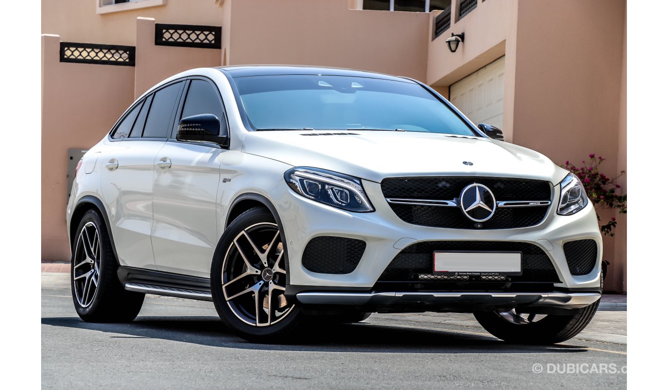 Mercedes-Benz GLE 43 AMG 2017 GCC under Agency Warranty with Zero Down-Payment.