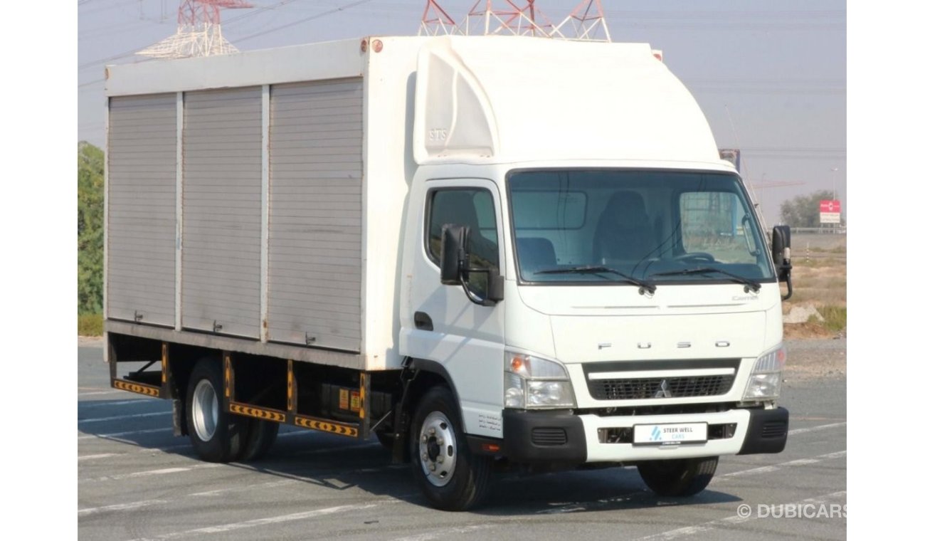 ميتسوبيشي كانتر 2017 | MITSUBISHI CANTER SHORT CHASSIS SHUTTER BOX - 3TON - WITH GCC SPECS AND EXCELLENT CONDITION