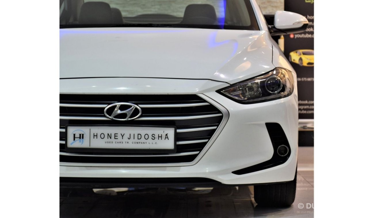 Hyundai Elantra EXCELLENT DEAL for our Hyundai Elantra 2016 Model!! in White Color! GCC Specs ORIGINAL PAINT ( صبغ و