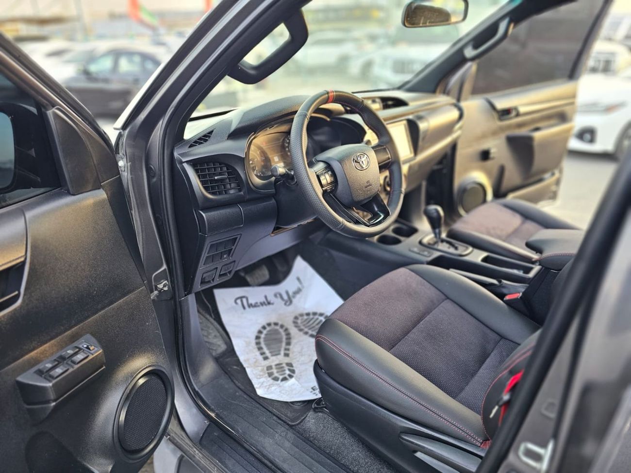 Toyota Hilux Toyota Hilux GR 2021Model 2.7 v4 Engine Fuel.Petrol LHD colour Black Transmission Automatic Interior