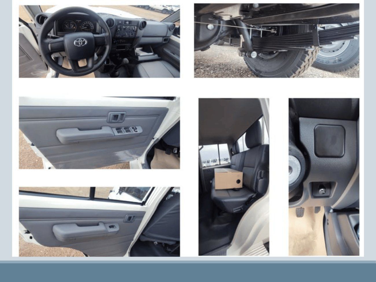 Toyota Land Cruiser Pick Up ECT0023 - Toyota LC79 DCab - 4.2L Diesel Manual V6 White