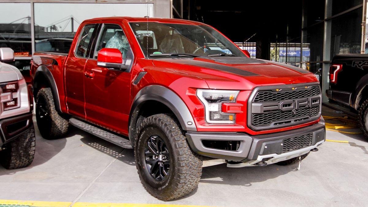 Ford Raptor for sale: AED 299,000. Red, 2017