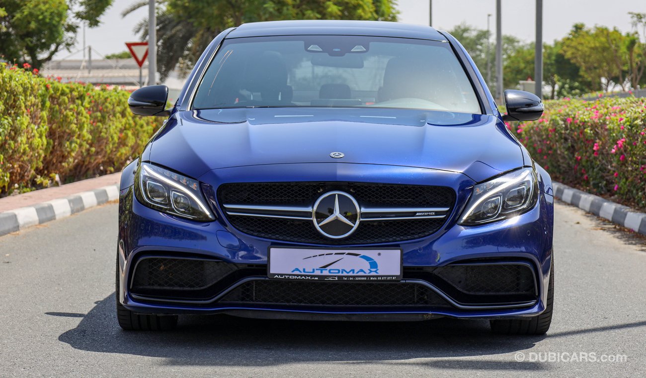 Mercedes-Benz C 63 AMG S , V8 4.0L , GCC , 2017 , With 3 Years or 100K Km WNTY