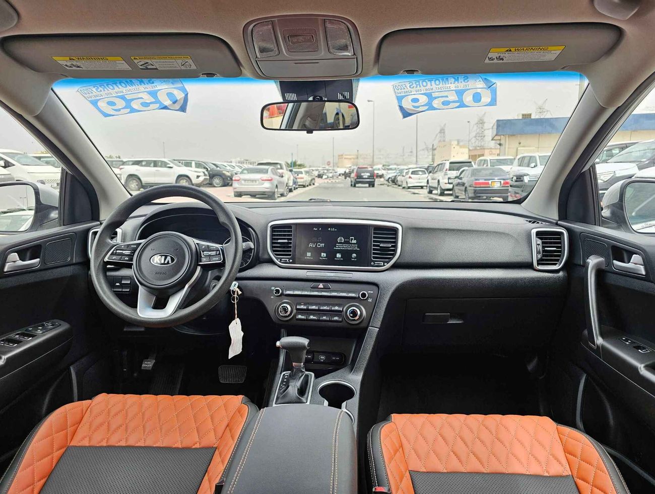 كيا سبورتيج LX /LEATHER/ DVD REAR CAMERA/ LANE ASSIST/ LOW MILEAGE/ 659 MONTHLY / LOT#93292