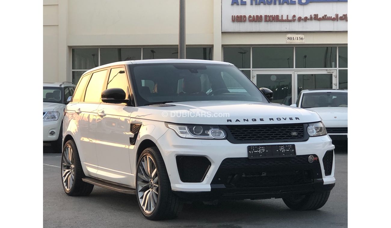 Land Rover Range Rover Sport Rang Rover sport super charge kit SVR model 2014 GCC car perfect condition full option V8