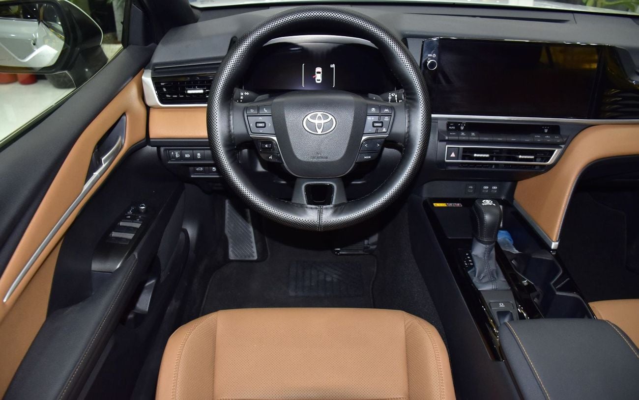 Toyota Camry EXCELLENT DEAL for our Toyota Camry GLE ( 2025 Model ) in White Color GCC Specs