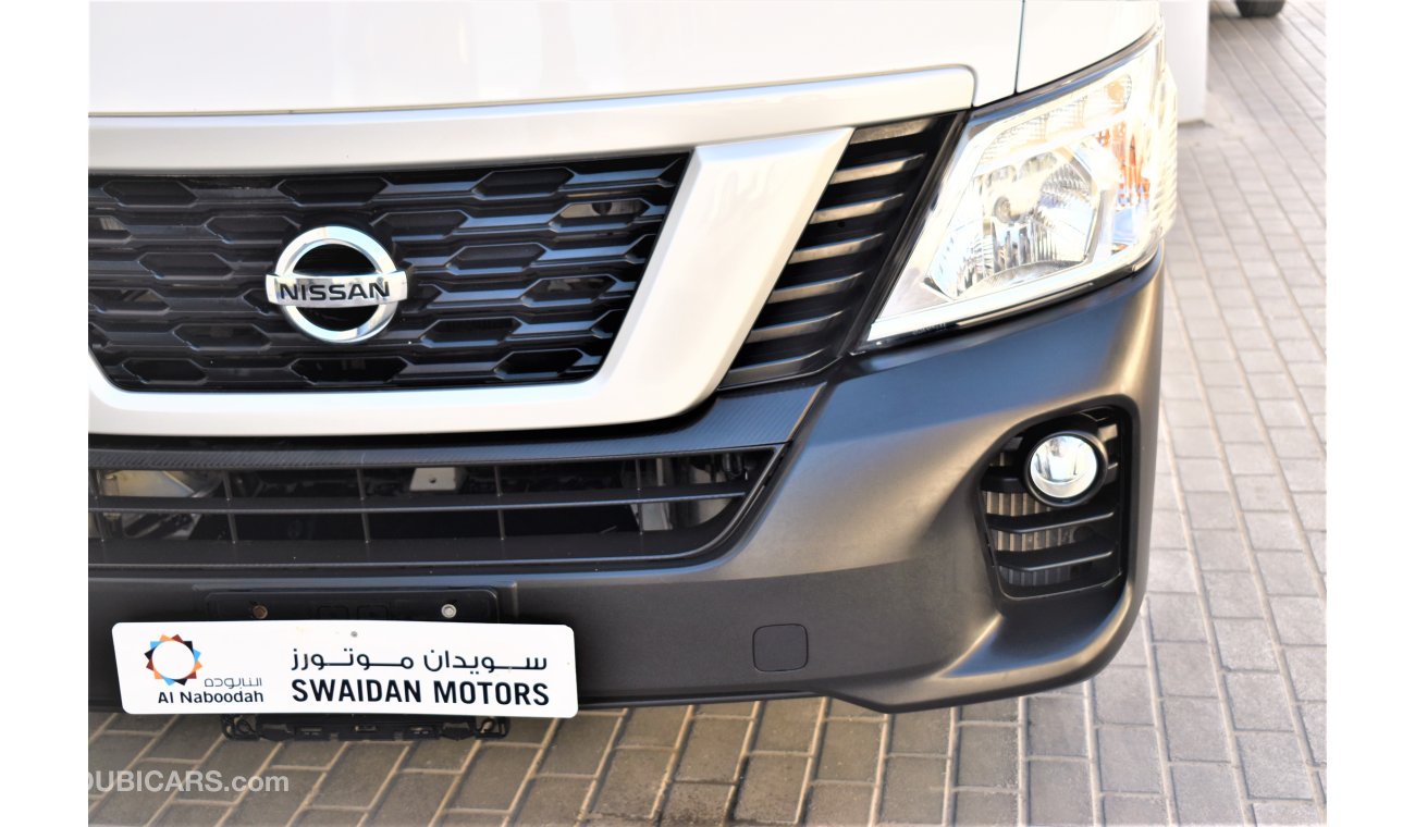 Nissan Urvan AED 1660 PM | 0% DP | 2.5L NV-350 AT 13-STR GCC WARRANTY