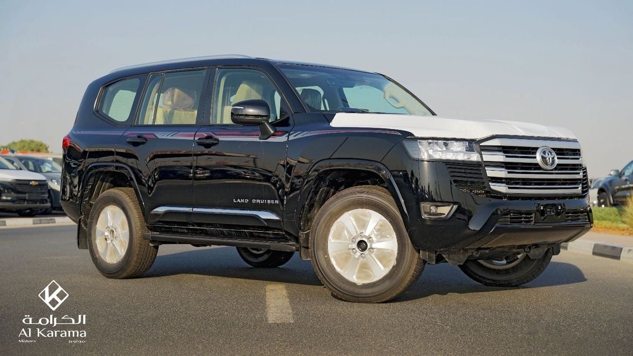 تويوتا لاند كروزر تويوتا لاند كروزر GXR سعة 3.5 لتر | خليجي | LC300 | سيارة دفع رباعي بشاحن توربيني مزدوج و7 مقاعد