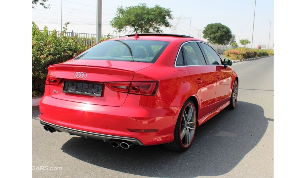 Audi S3 2016 GCC/ FULL SERVICE HISTORY / 100% FREE OF ACCIDENT / 1 YEAR WARRANT