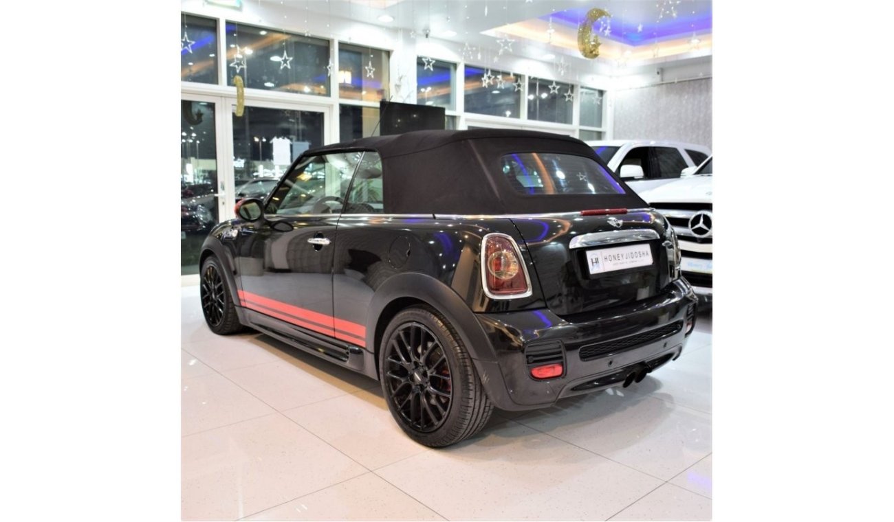 ميني جون كوبر EXCELLENT DEAL for our Mini JOHN COOPER WORKS 2015 Model CONVERTIBLE!! in Black / Red Color! GCC Spe