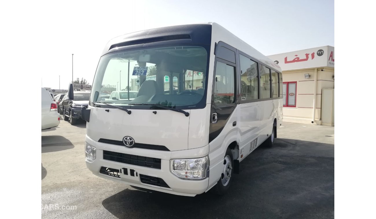 Toyota Coaster New 2019 4.2L Diesel 22 Seats +Cool Box +Curtain +Microphone