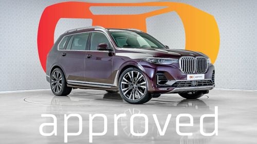 بي أم دبليو X7 XDrive40i 3.0L UAE's Very Best Example | AED 2,947 Per Month