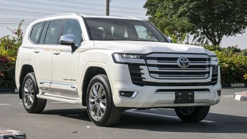 تويوتا لاند كروزر ECT0078 - Toyota Land Cruiser VX - 3.5L Petrol - White/Black (Radar, Sunroof, Leather, Cool Box)