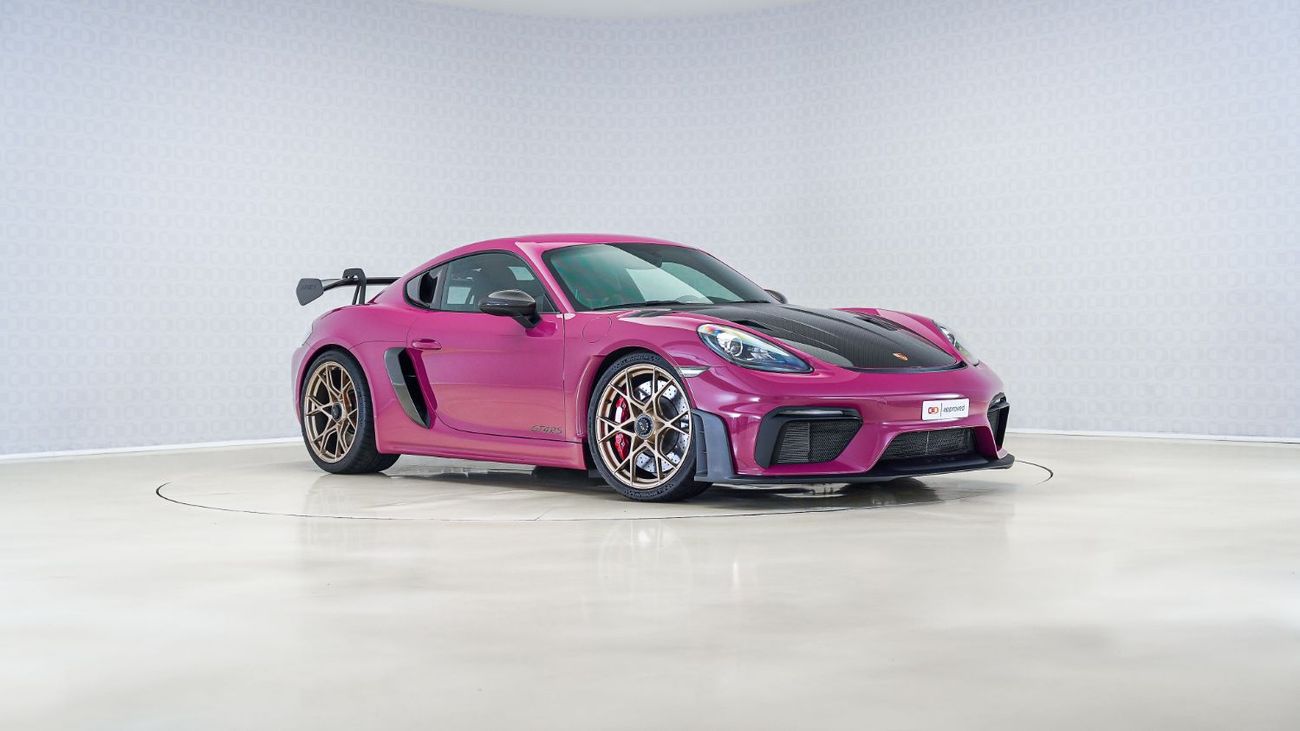 Porsche Cayman Cayman GT4 RS Weissach | AED 11,293 PM | Warranty March 2027 | GCC