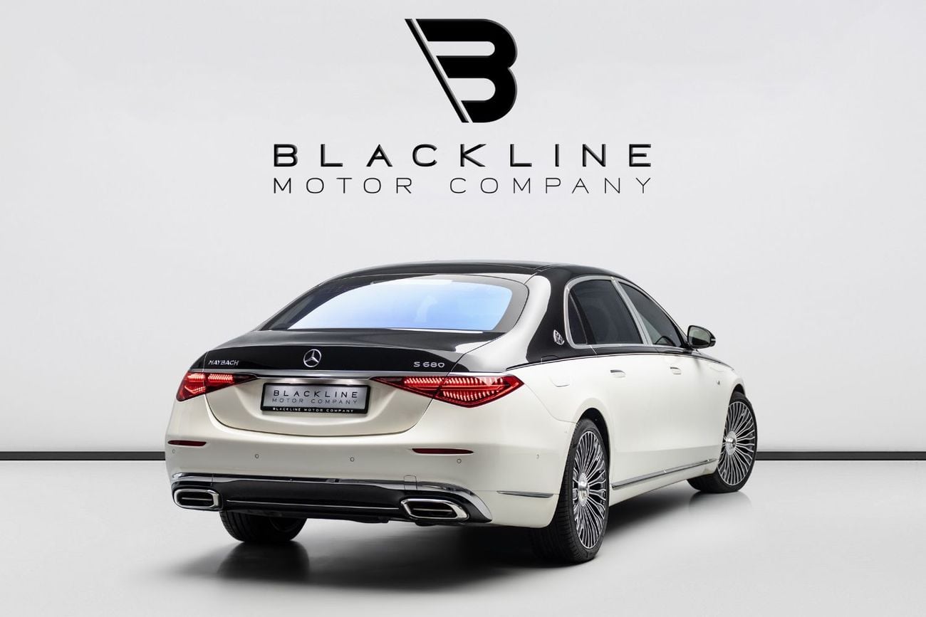 Mercedes Maybach S680 Maybach BUY NOW, PAY 2027 | THE BLACKLINE STANDARD | 2027 Mercedes Warranty + Service Contract, Low KMs, GCC