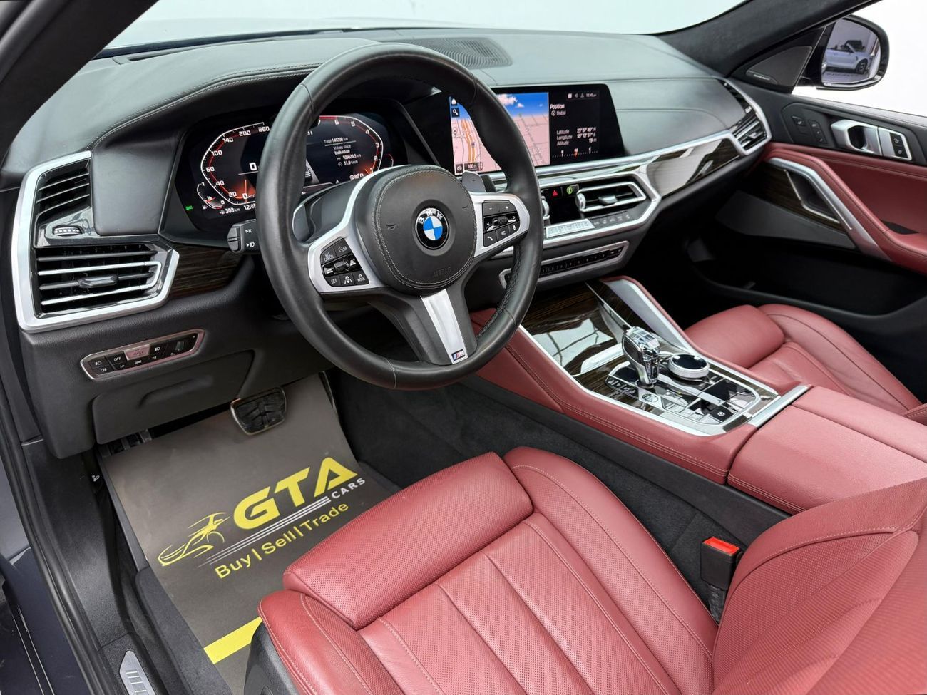 بي أم دبليو X6 M50i 4.4L 2021 BMW X6 M50i, 2025 BMW Warranty, Full BMW Service History, Excellent Condition, GCC