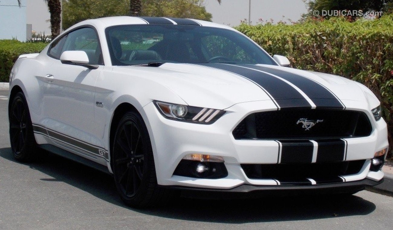 Ford Mustang GT PREMIUM+, 5.0L V8, Red Interior, GCC Specs with 3 Yrs or 100K km Warranty