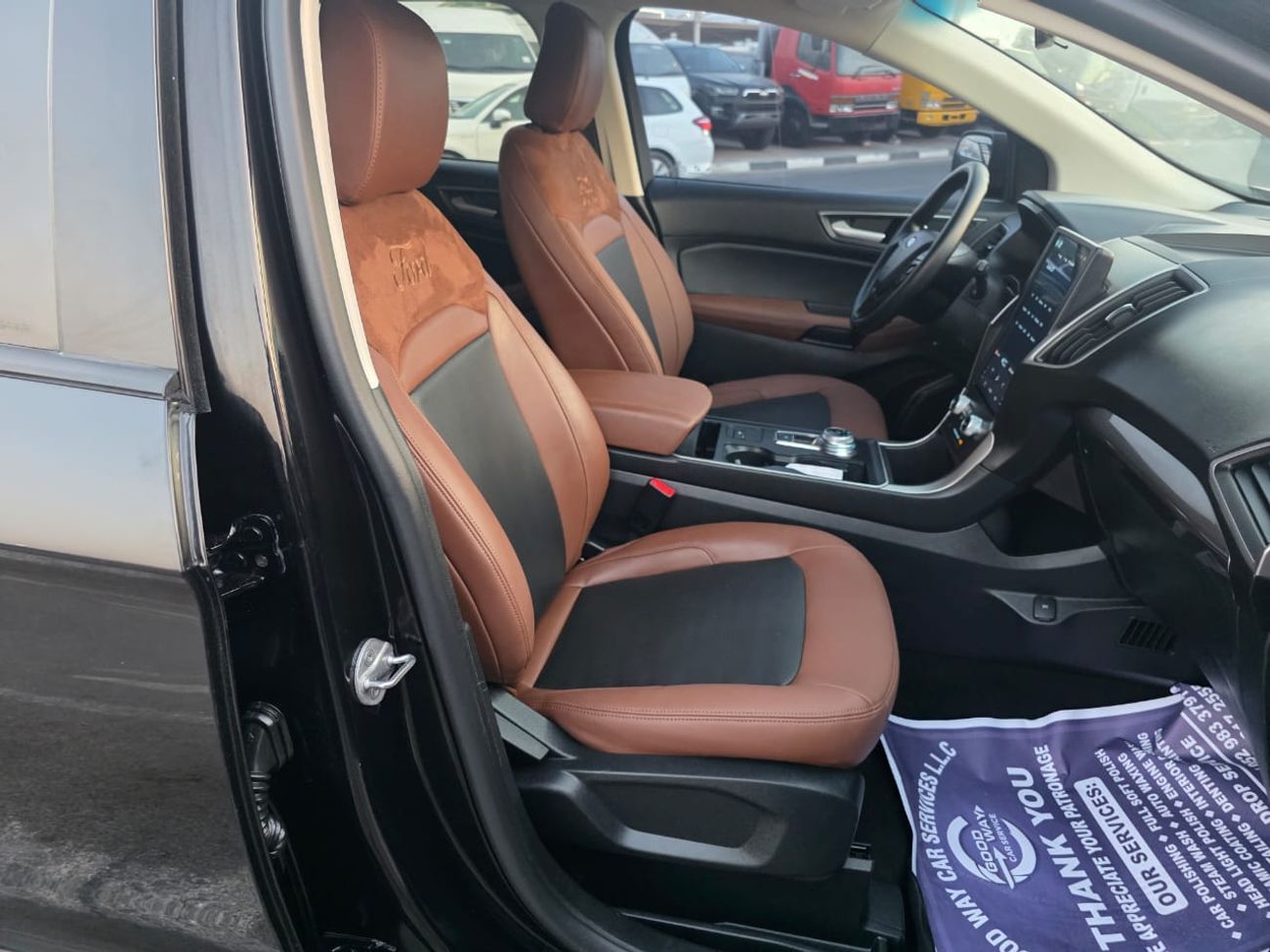 Ford Edge 2022 Model 2.0L turbo engine AWD , Push button and leathers