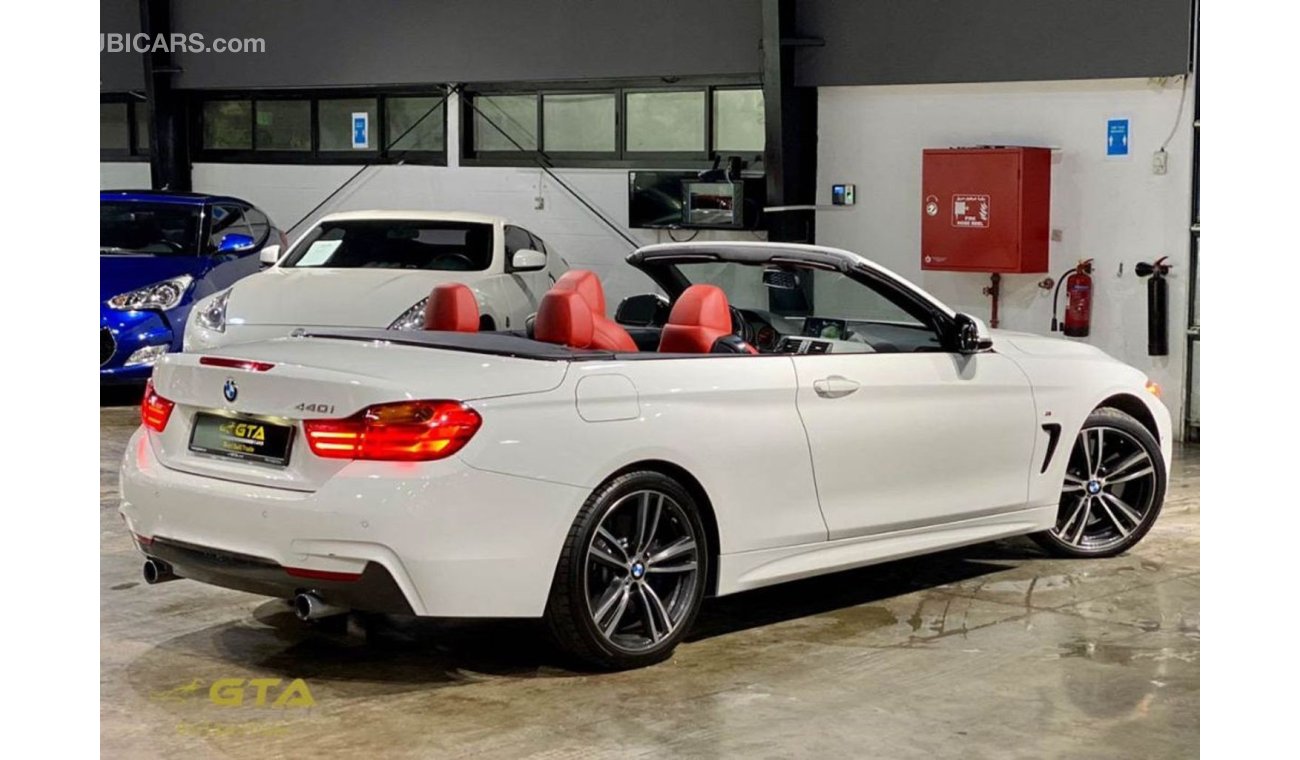 BMW 440i 2017 BMW 440i M Sport Convertible, Feb 2022 BMW Warranty + Service Contract, Fully Loaded, GCC