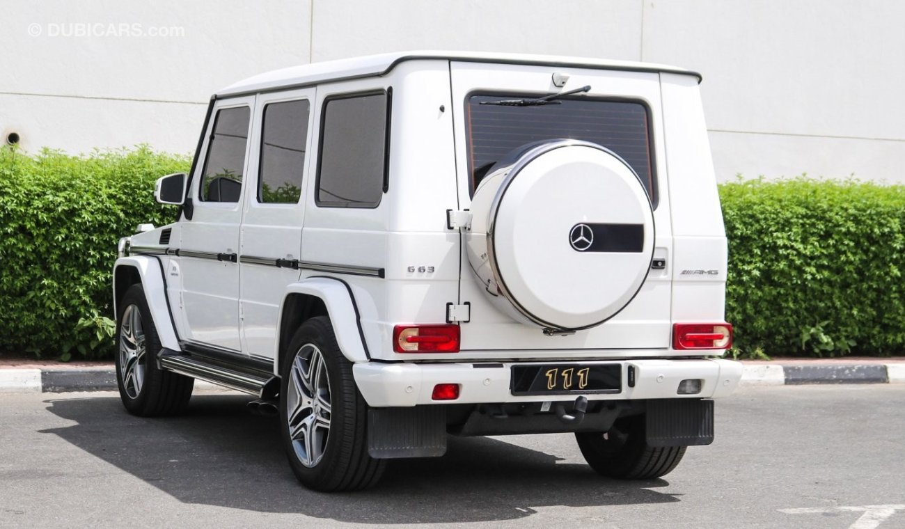 Mercedes-Benz G 63 AMG / GCC Specifications