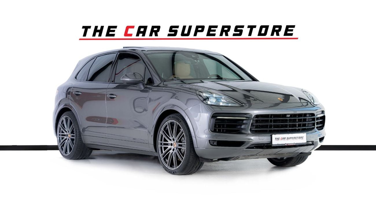 Porsche Cayenne S 2.9L (440 HP) High Specfications-Metallic Grey-Turbo Wheels-Black Brake Callipers