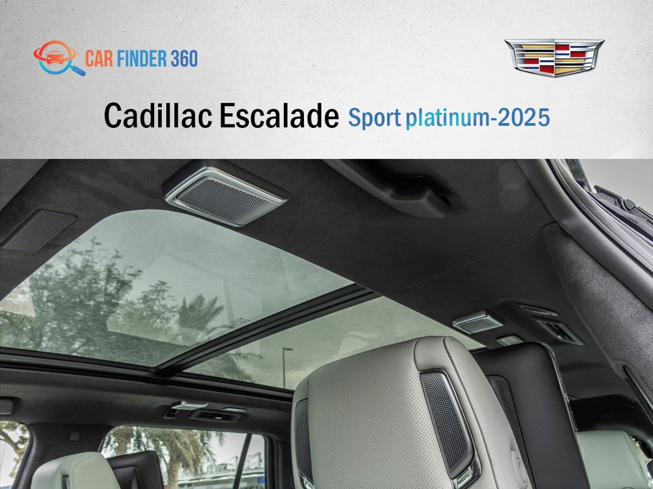 Cadillac Escalade Sport Platinum 6.2L 4WD (Export only)