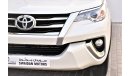 Toyota Fortuner AED 1759 PM | 4.0L GXR V6 4WD GCC DEALER WARRANTY