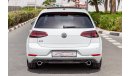 فولكس واجن جولف VOLKSWAGEN GTI - 2018 - GCC - ZERO DOWN PAYMENT - 2390 AED/MONTHLY - DEALER WARRANTY