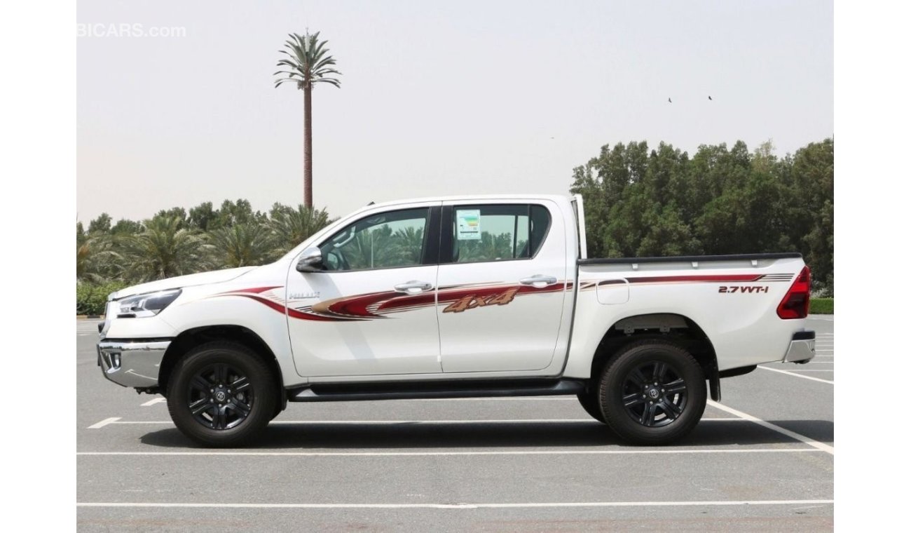 تويوتا هيلوكس 2021 | GLX-S V FULL OPTION 2.7L 4X4 D/C M/T KEY START REAR CAMERA - GCC SPECS - EXPORT ONLY