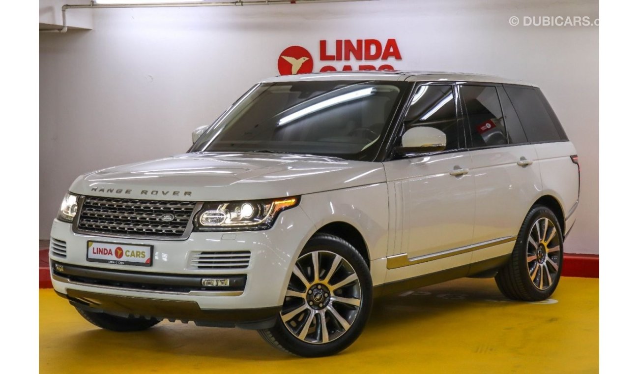 لاند روفر رانج روفر فوج HSE Range Rover Vogue HSE V8 2016 GCC under Warranty with Flexible Down-Payment.