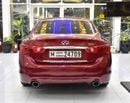 إنفينيتي Q50 EXCELLENT DEAL for our Infiniti Q50 2.0t ( 2016 Model ) in Red Color GCC Specs