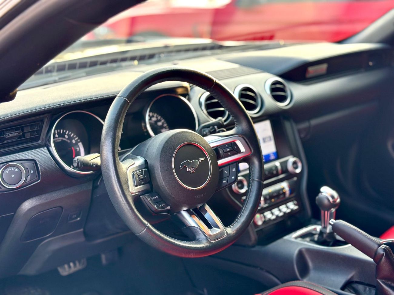 فورد موستانج Ecoboost | Monthly 1100/- | 0% DP | Blindspot | Fog Lights | Lane Assist | # 51706