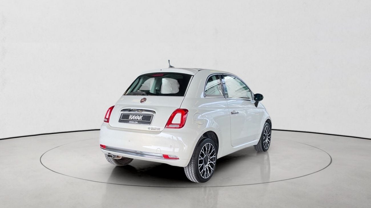 فيات 500 1.4L 100HP LOUNGE | شامل الضمان | 0 ﺪﻔﻋﺓ ﺃﻮﻟﻯ
