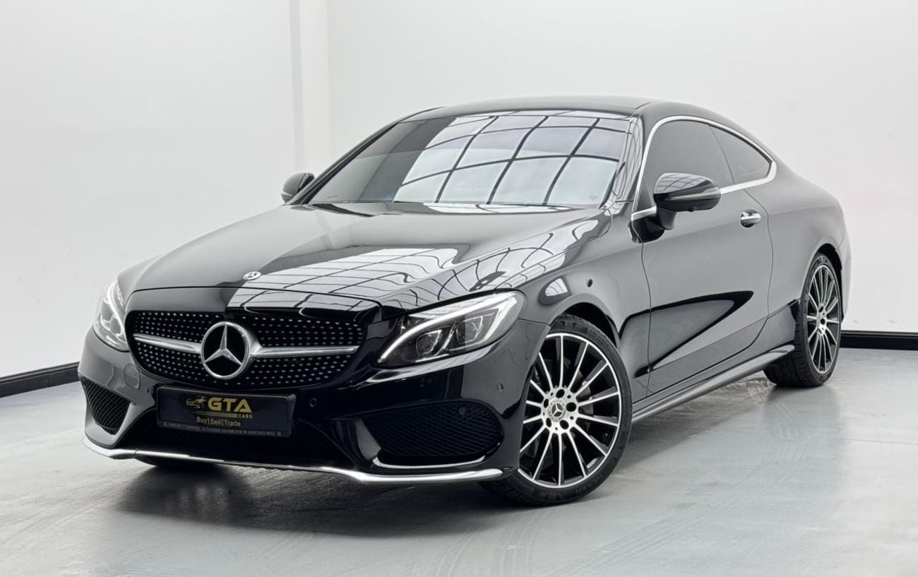 Mercedes Benz C300 STD 2017 Mercedes-Benz C300 Coupe, Mercedes Service History, Excellent Condition, GCC