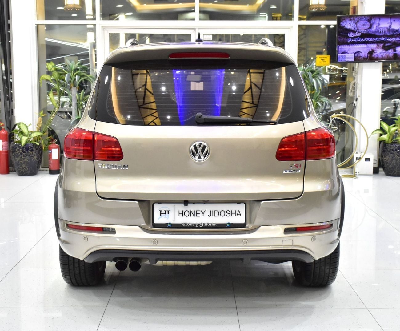Volkswagen Tiguan EXCELLENT DEAL for our Volkswagen Tiguan R-Line ( 2016 Model ) in Beige Color GCC Specs