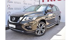 Nissan Pathfinder AED 2150 PM | 0% DP | 3.5L SL FULL OPTION V6 4WD 2018 GCC WARRANTY