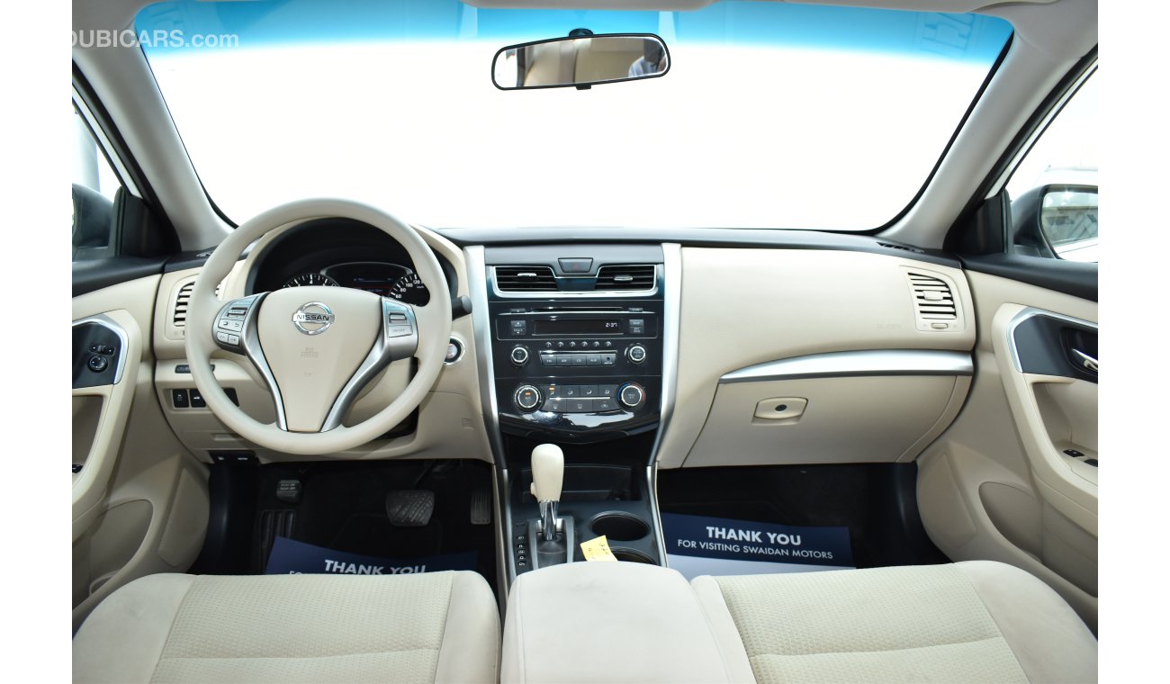 Nissan Altima 2.5L S 2015 GCC SPECS WITH DEALER WARRANTY