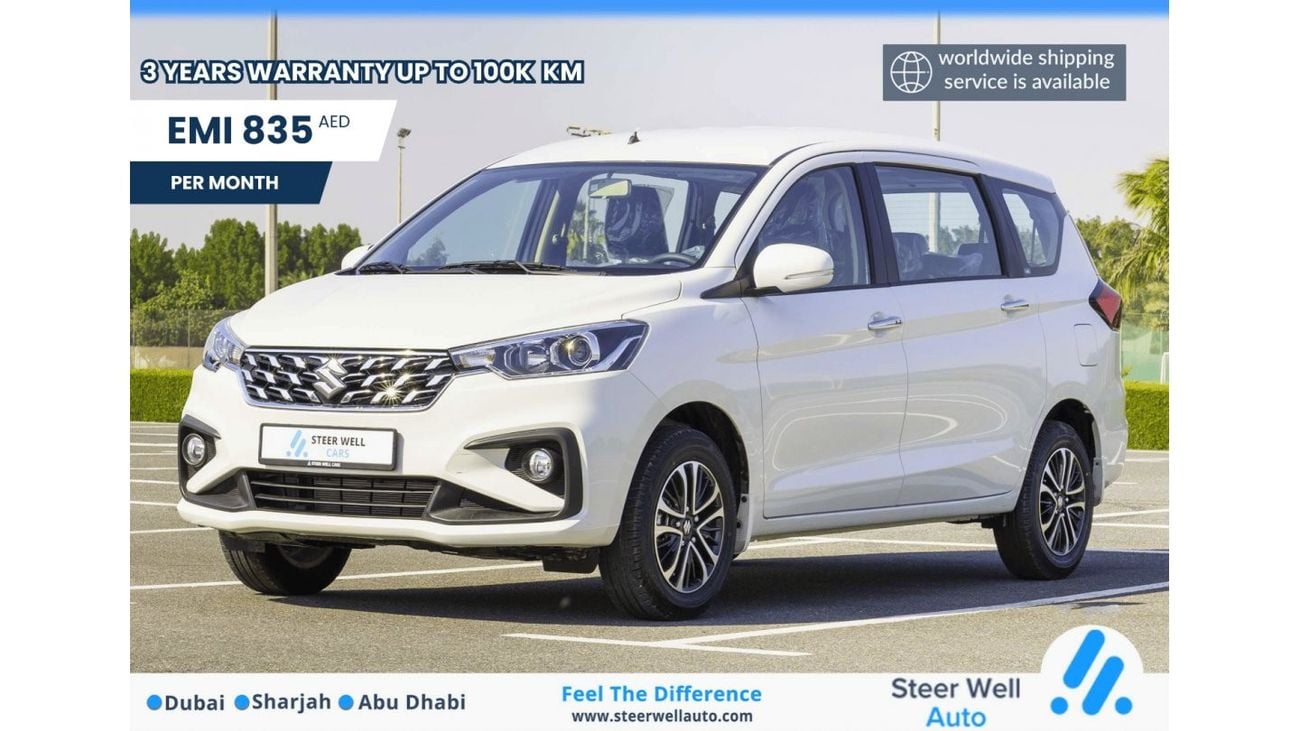 سوزوكي ايرتيغا Latest 2024 Elegant 7 Seater MPV 1.5L Petrol A/T | Top Variant | Book Now with us!