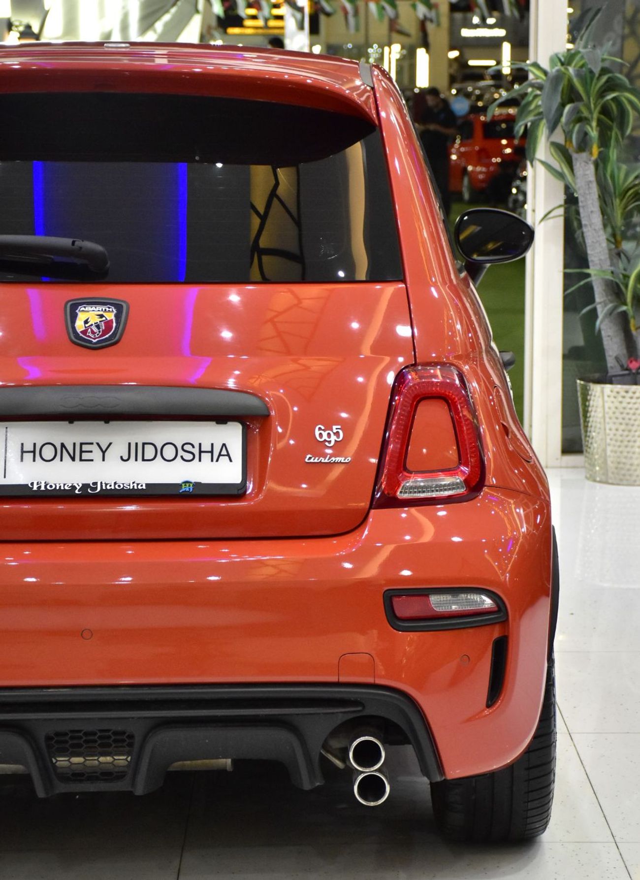 Abarth 695 EXCELLENT DEAL for our Abarth 695 Turismo ( 2023 Model ) in Orange Color GCC Specs