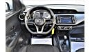 Nissan Kicks 1.6L SV+ NAVIGATION 2020 GCC SPECS DEALER WARRANTY