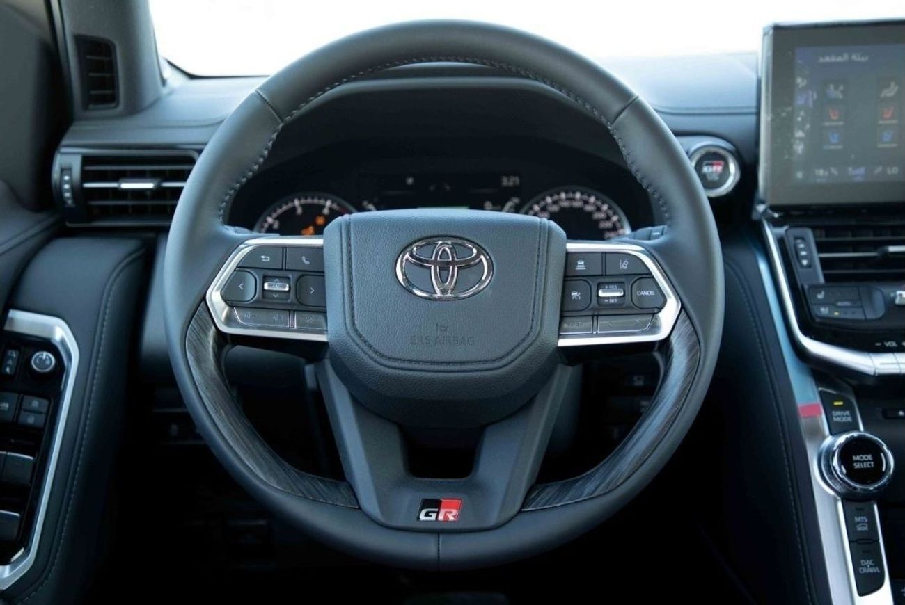 Toyota Land Cruiser 2023 Toyota LC 3.3 TT GR Sport - White inside Maroon | Export Only