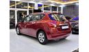 Nissan Tiida EXCELLENT DEAL for our Nissan Tiida ( 2014 Model ) in Red Color GCC Specs