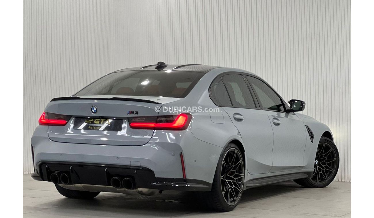 بي أم دبليو M3 2022 BMW M3 Competition, FEB 2027 BMW Warranty + Service Contract, GCC