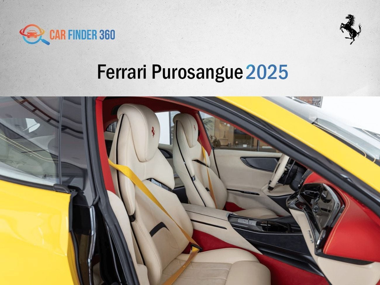 فيراري بوروسانجوي Ferrari Purosangue 2025 (Export Only)