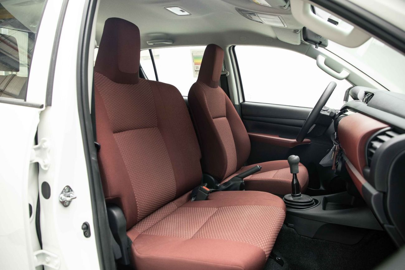Toyota Hilux DLX 2.4L - Super White Inside Maroon | Export Only